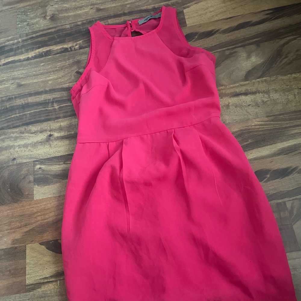 Barbie pink aryn K Silk Dress